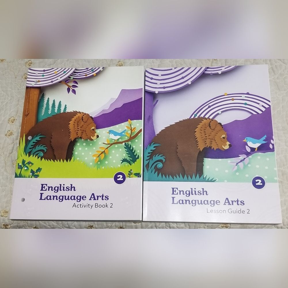 K12 #2 English language arts lesson and activity books